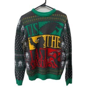 GAME OF THRONES HBO Ugly Christmas Sweater Tis The Last Season - Men's S
